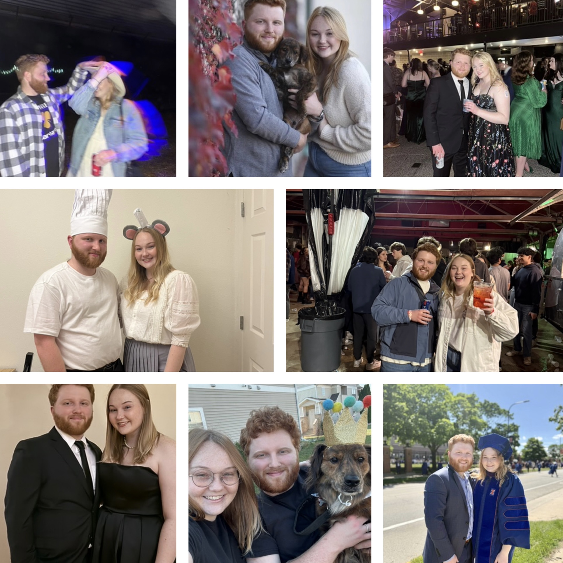 Emma and Tom at the botanical garden