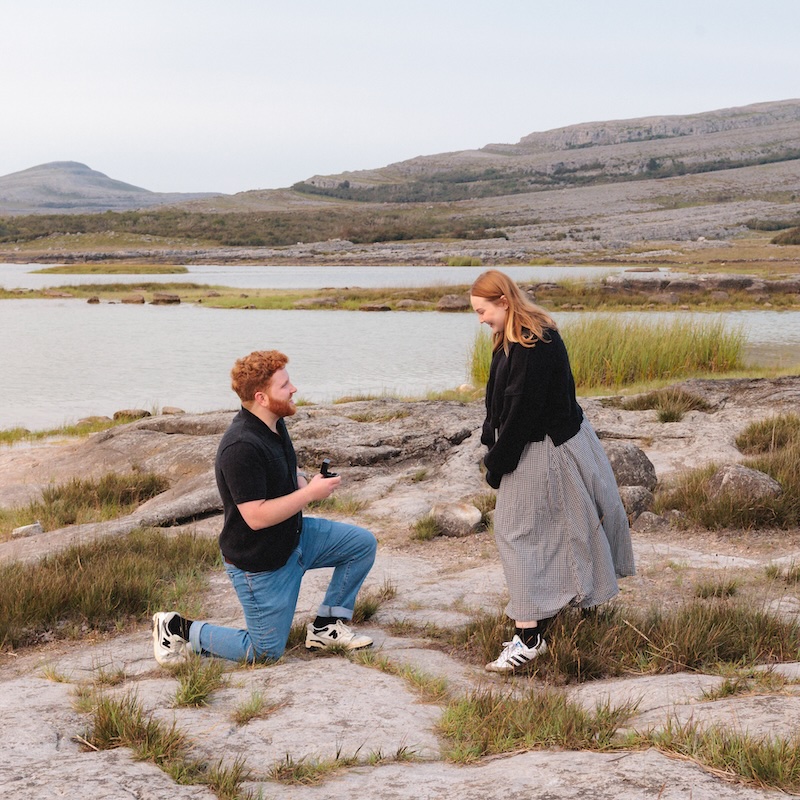 Emma and Tom at the botanical garden