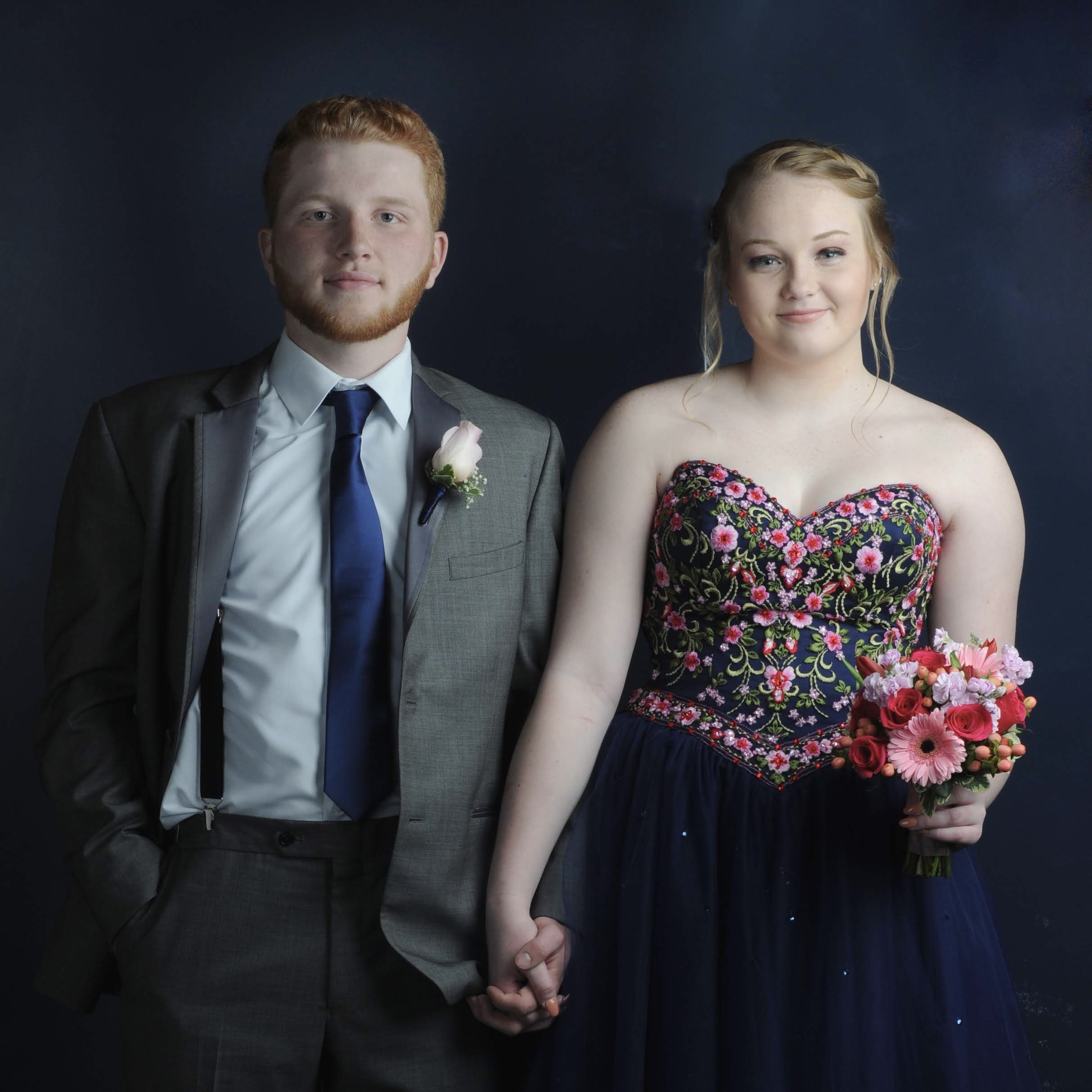 Emma and Tom at the botanical garden