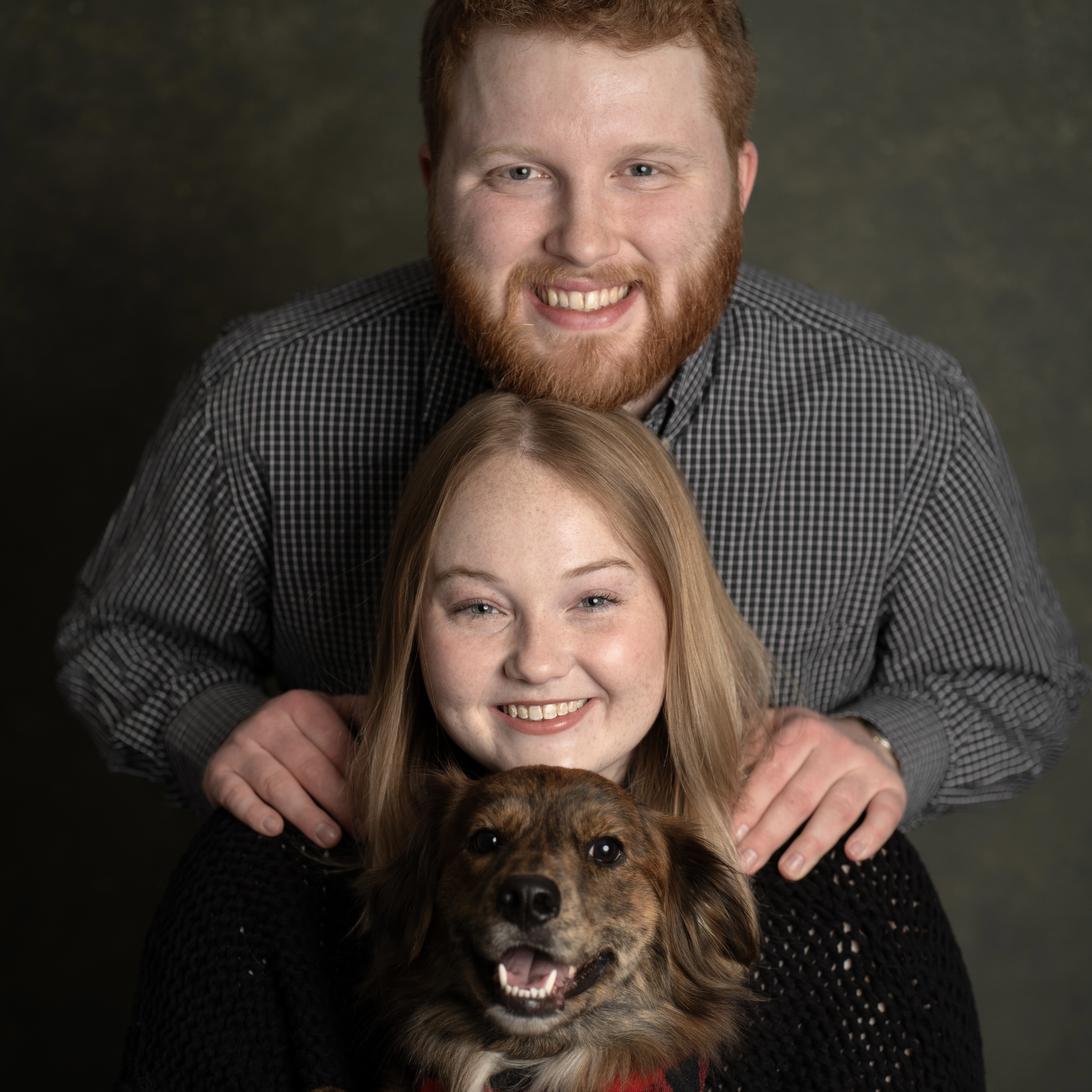 Emma and Tom at the botanical garden